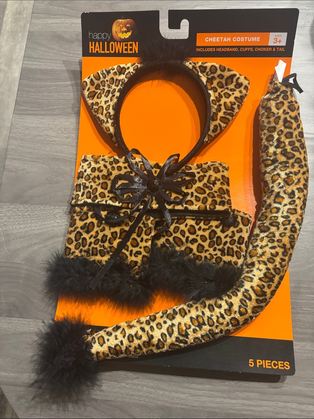 Kids Cheetah Costume Set - Leopard Print